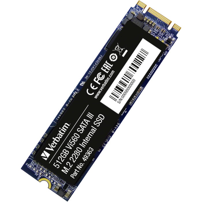 Verbatim Vi560 S3 M.2 SSD 512 GB Verbatim Vi560 S3 M.2 SSD 512 GB