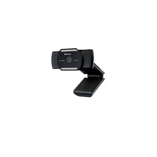Verbatim 49578 Cámara Web USB 2K 2560x1440p para Videollamadas y Streaming con Tapa de Privacidad, Micrófono Integrado, Plug & Play y Clip Monitor