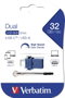 Verbatim Store 'n' Go Dual Drive 32GB USB-C/USB-A