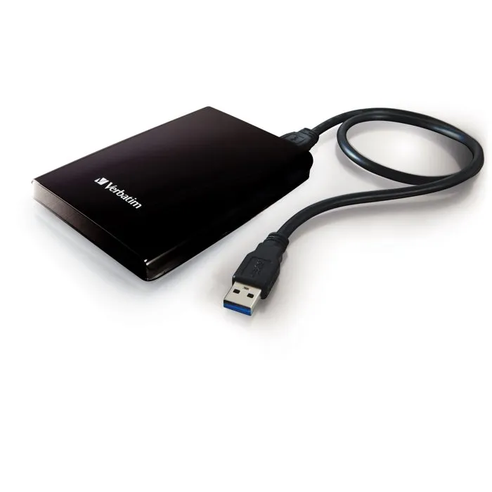 Verbatim 53177 - Disco Duro Externo Portátil Store 'n' Go, 2 TB, USB 3.0, Almacenamiento para PC, Mac, PS4
