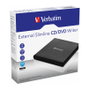 Verbatim Grabadora Externa Slimline CD/DVD 53504 Negro