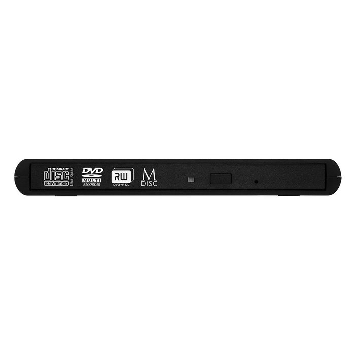Verbatim Grabadora y Lector Externo CD/DVD Slimline 98938 Negra