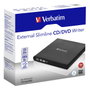 Verbatim Grabadora y Lector Externo CD/DVD Slimline 98938 Negra