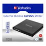 Verbatim Grabadora y Lector Externo CD/DVD Slimline 98938 Negra