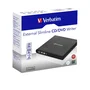 Verbatim 98938 Grabadora Externa Slimline DVD-RW USB 2.0 para Portátil - Unidad Óptica CD/DVD, Color Negro, Incluye Software Nero Burn & Archive