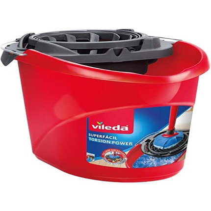 Vileda Cubo de Fregar Escurrefácil 10L Rojo