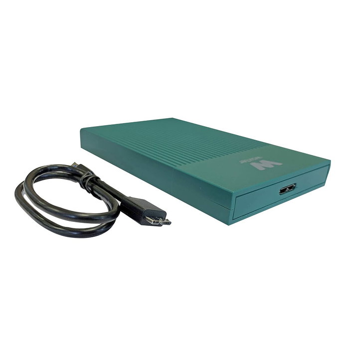 Woxter I-Case 230B Carcasa para Disco Duro Externo 2,5 Pulgadas Verde