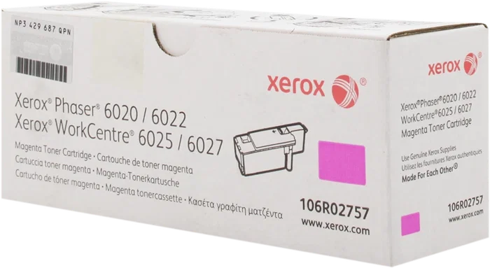 Xerox 106R02757 Tóner Magenta Capacidad Estándar
