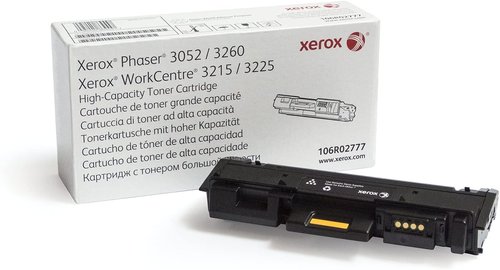 Xerox Cartucho de Tóner 106R02777 Negro Alta Capacidad Xerox Cartucho de Tóner 106R02777 Negro Alta Capacidad