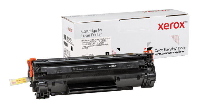 Xerox Everyday Toner Negro 006R03708 compatible con HP CB435A/CB436A/CE285A/CRG-125, 2000 páginas Xerox Everyday Toner Negro 006R03708 compatible con HP CB435A/CB436A/CE285A/CRG-125, 2000 páginas