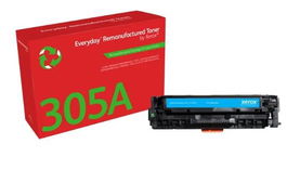 Xerox Everyday Cartucho de Tóner Cyan para HP LaserJet Pro 300-400 Color M351A M375Nw M451Dn Dw Nw CE411A 305A