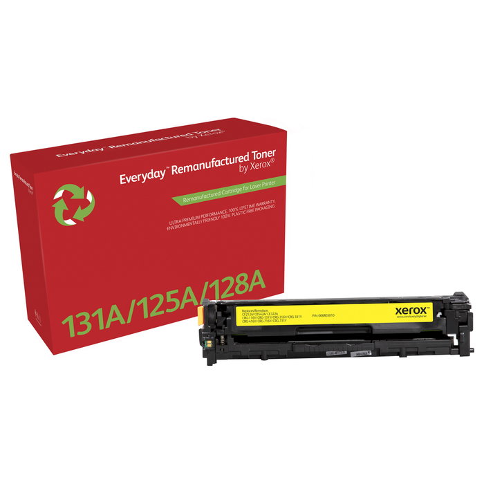 Xerox Everyday Remanufactured Tóner Amarillo para HP 131A (CF212A) Xerox Everyday Remanufactured Tóner Amarillo para HP 131A (CF212A)