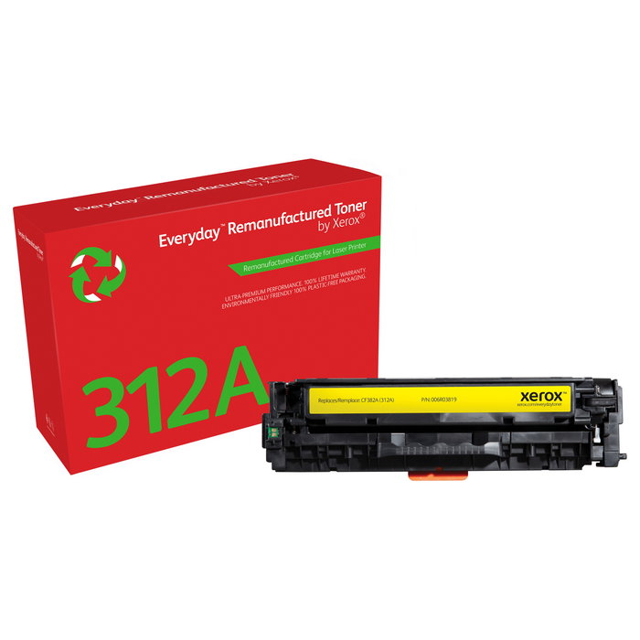 Xerox Everyday Tóner Amarillo compatible con HP 312A CF382A, 006R03819