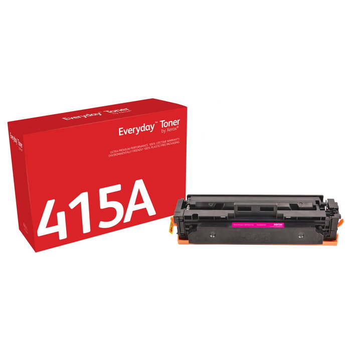 Xerox Everyday Toner Magenta 006R04187 compatible con HP W2033A/415A Xerox Everyday Toner Magenta 006R04187 compatible con HP W2033A/415A