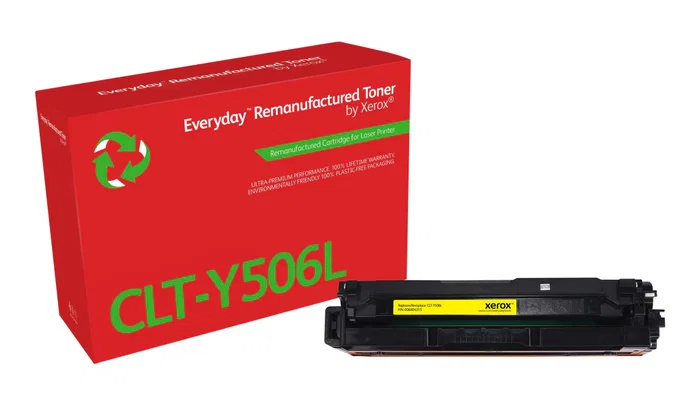 Xerox Cartucho de Tóner Remanufacturado Everyday Amarillo Alto Rendimiento - Compatible con Samsung CLP-680ND, CLP-680DW, CLX-6260, CLT-Y506L