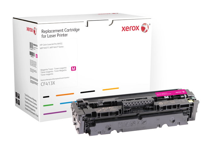 Xerox Everyday Tóner Magenta Remanufacturado para HP 410X (CF413X) Alta Capacidad Xerox Everyday Tóner Magenta Remanufacturado para HP 410X (CF413X) Alta Capacidad