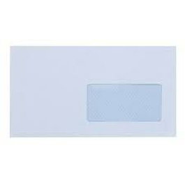 Yosan Sobre Americano con Ventana Derecha y Tira de Silicona Autoadhesiva 115x225mm Blanco