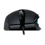 Logitech G402 Hyperion Fury - Ratón Gaming para Mano Derecha, Cable USB, 4000 DPI, 8 Botones Programables, Negro, 910-004068