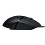 Logitech G402 Hyperion Fury - Ratón Gaming para Mano Derecha, Cable USB, 4000 DPI, 8 Botones Programables, Negro, 910-004068