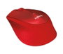 Logitech M330 SILENT PLUS Ratón Inalámbrico Rojo