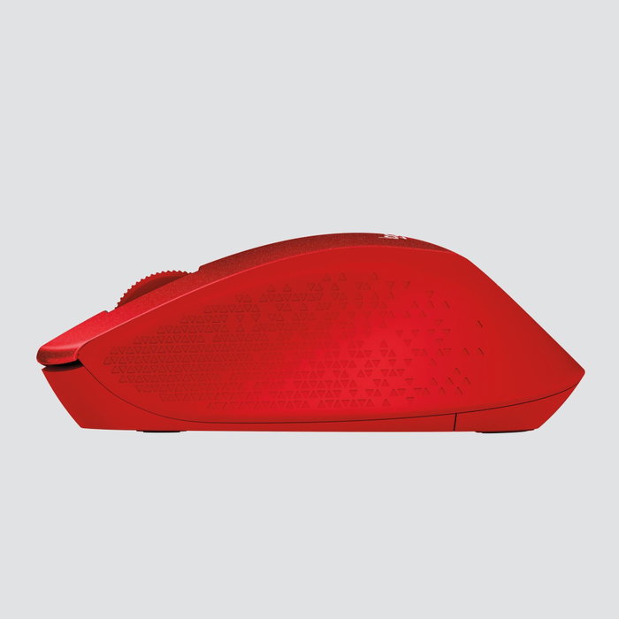 Logitech M330 Silent Plus Ratón Inalámbrico Rojo