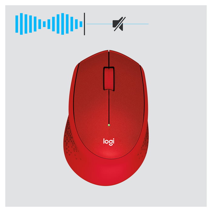Logitech M330 SILENT PLUS Ratón Inalámbrico Rojo Logitech M330 SILENT PLUS Ratón Inalámbrico Rojo