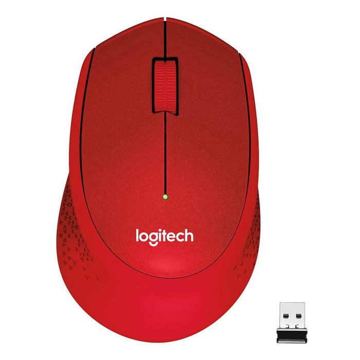 Logitech M330 SILENT PLUS Ratón Inalámbrico Rojo Logitech M330 SILENT PLUS Ratón Inalámbrico Rojo