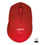Logitech M330 SILENT PLUS Ratón Inalámbrico Rojo
