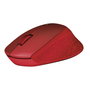 Logitech M330 Silent Plus Ratón Inalámbrico Rojo