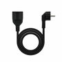 Nanocable Cable de Alimentación Alargador 10 m Negro