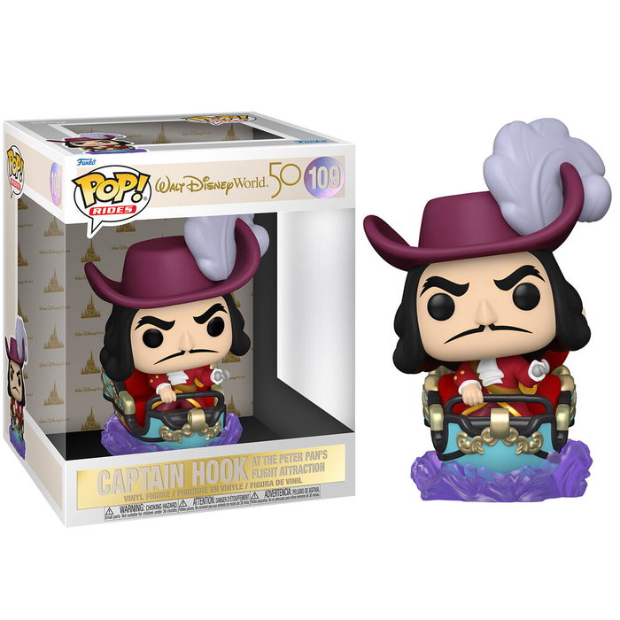 Funko Figura POP Disney World 50th Anniversary Capitán Garfio Funko Figura POP Disney World 50th Anniversary Capitán Garfio