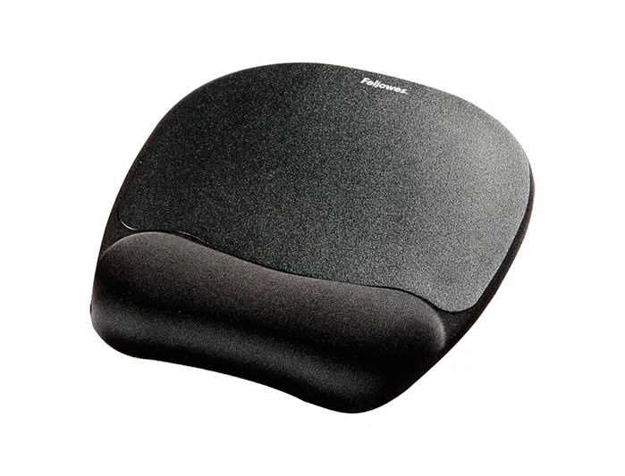 Fellowes Alfombrilla con Reposamuñecas Memory Foam Negro