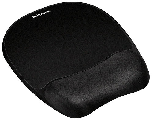 Fellowes Alfombrilla con Reposamuñecas Memory Foam Negro