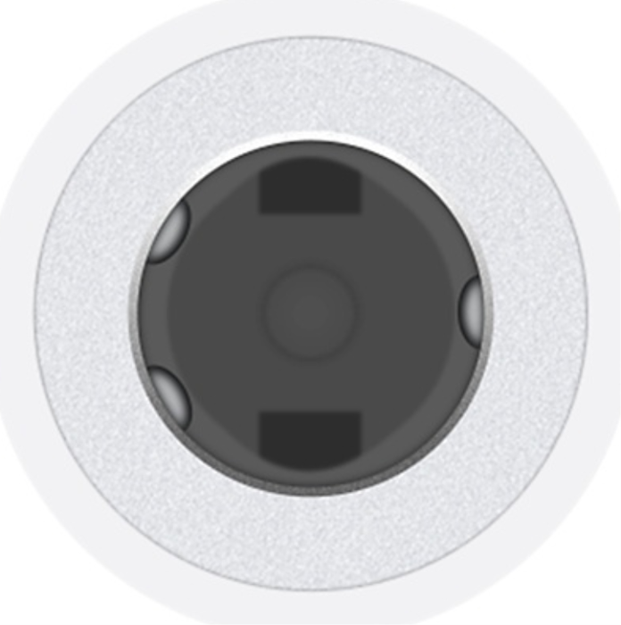 Apple Adaptador de Lightning a conector de 3,5 mm Blanco MMX62ZM/A