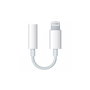 Apple MMX62ZM/A Adaptador de Lightning a Conector de Audio de 3.5 mm (Jack) - Blanco - Compatible con iPhone, iPad, iPod touch (iOS 10 o posterior)