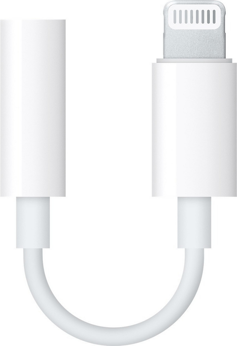 Apple Adaptador Lightning a toma para auriculares de 3,5 mm Blanco MMX62ZM/A