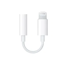 Apple MMX62ZM/A Cable Adaptador de Conector Lightning a Toma de Auriculares 3.5mm, Blanco