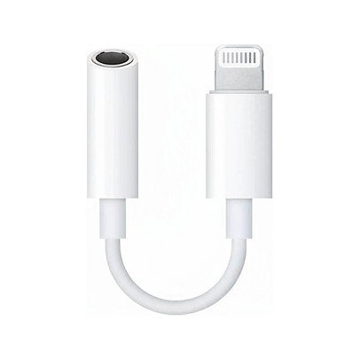 Apple Adaptador Lightning a toma para auriculares de 3,5 mm Blanco MMX62ZM/A