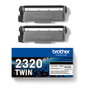 Brother TN2320TWIN Pack de 2 Cartuchos de Tóner Negro Larga Duración