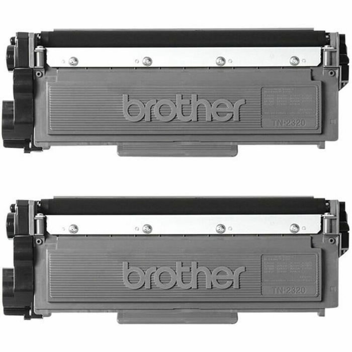 Brother TN2320TWIN Pack de 2 Cartuchos de Tóner Negro Larga Duración Brother TN2320TWIN Pack de 2 Cartuchos de Tóner Negro Larga Duración