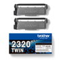 Brother TN2320TWIN Pack de 2 Cartuchos de Tóner Negro Larga Duración