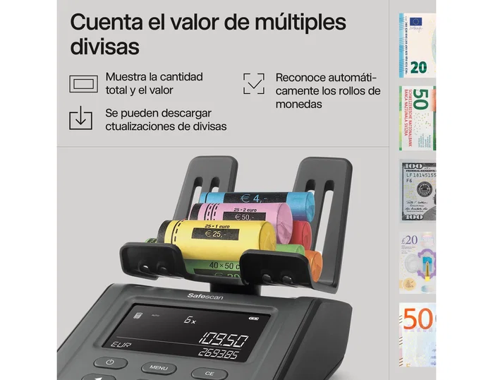 Safescan 6165 Balanza contadora de dinero Safescan 6165 Balanza contadora de dinero