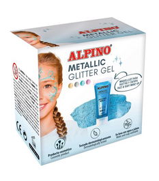 Maquillaje para Niños Alpino Gel Purpurina Azul