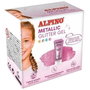 ALPINO Maquillaje Glitter Gel Metálico Rosa Estuche de 6