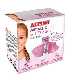 Maquillaje para Niños Alpino Gel Purpurina Rosa