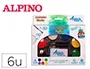 Alpino Paleta Maquillaje Acuarelable Pro 6 Colores Surtidos