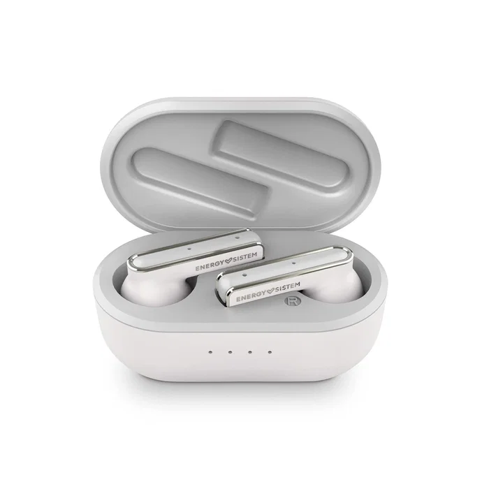Energy Sistem Style 4 Auriculares True Wireless (TWS) Intraauriculares Bluetooth 5.1 con 25h Batería, Control Táctil, App ESmart Connect, Asistentes de Voz, Color Crema