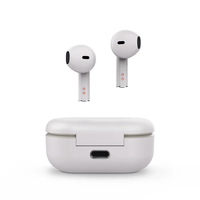 Energy Sistem Style 4 Auriculares True Wireless (TWS) Intraauriculares Bluetooth 5.1 con 25h Batería, Control Táctil, App ESmart Connect, Asistentes de Voz, Color Crema