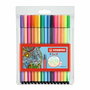 Stabilo Pen 68 Estuche de 15 Rotuladores (10 Estándar + 5 Neón)