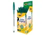 Bic Bolígrafo Cristal Original Tinta Verde Unidad Punta 1 mm Trazo 0.4 mm